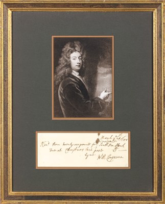 Lot 83 - William Congreve buys stock during the South Sea Bubble