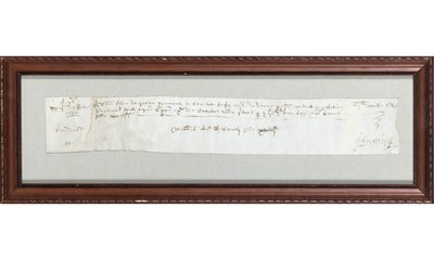 Lot 84 - George Downing of Downing Street fame