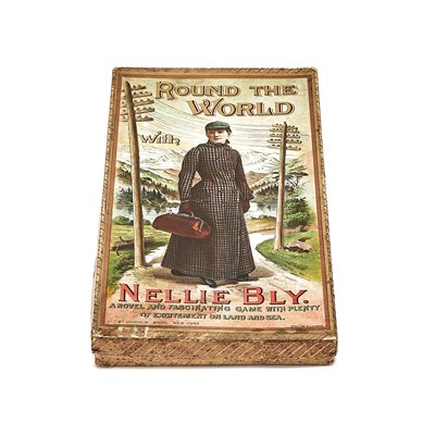 Lot 192 - A board game based on journalist Nellie Bly's trip around the world