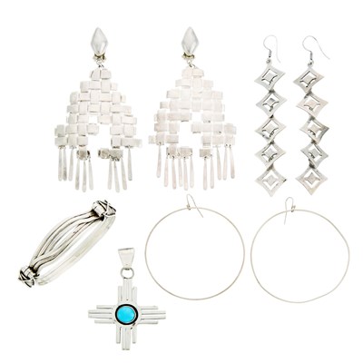 Lot 1220 - Group of Silver Jewelry