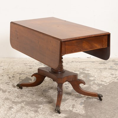 Lot 268 - Regency Mahogany Drop Leaf Table