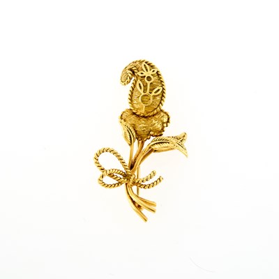 Lot 1062 - Tiffany & Co. Gold Brooch