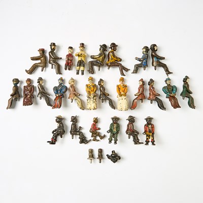 Lot 298 - Group of Painted Cast Iron Toy Pieces
