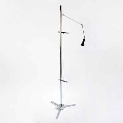 Lot 244 - Mid-Century Italian Metal Easel Floor Lamp by Angelo Lelli for Arredoluce