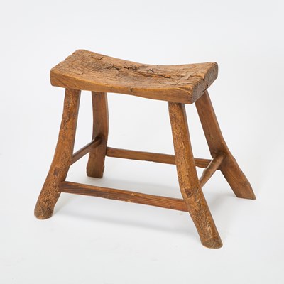 Lot 171 - Chinese Elm Wood Stool