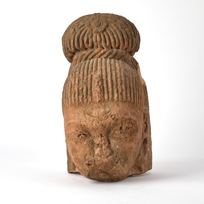 Lot 178 - Southeast Asian Stone Head of Buddha