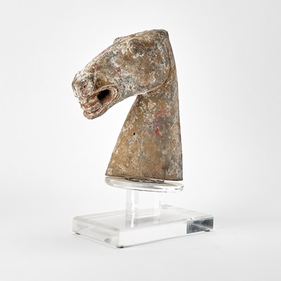 Lot 169 - Chinese Pottery Horse Head