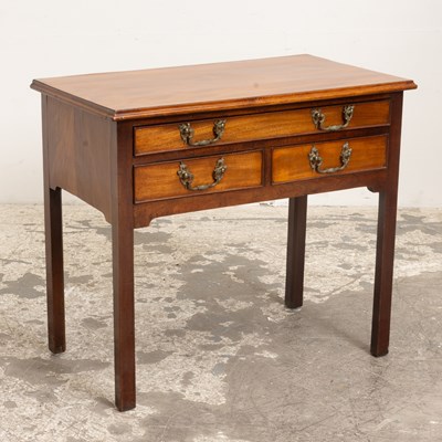 Lot 281 - George III Three Drawer Side Table