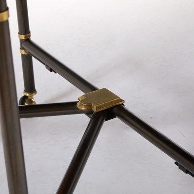 Lot 247 - Maison Jansen Black Lacquered "Royale" Folding Dining Table