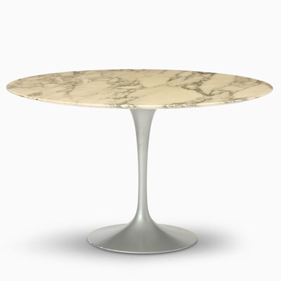 Lot 444 - Eero Saarinen Marble-Topped Tulip Dining Table