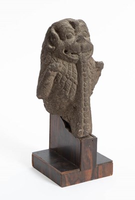Lot 367 - Javanese Carved Stone Lion