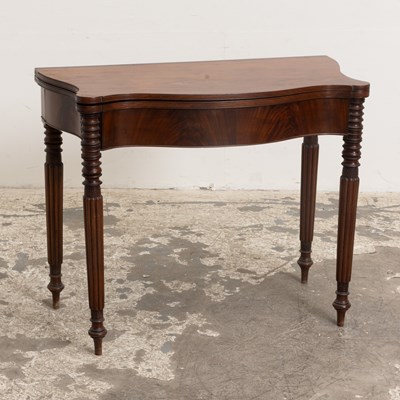Lot 339 - Georgian Style Mahogany Card Table