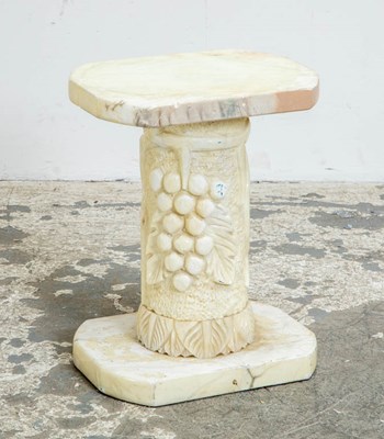 Lot 348 - Alabaster Pedestal