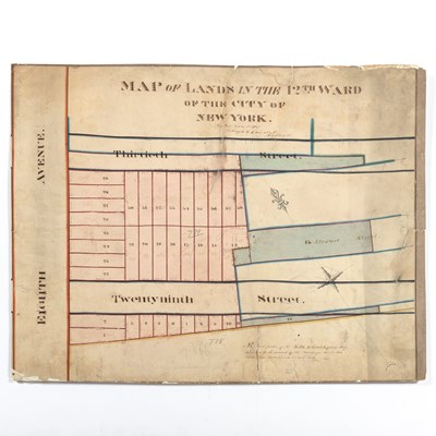 Lot 239 - Attractive map of Hell's Kitchen