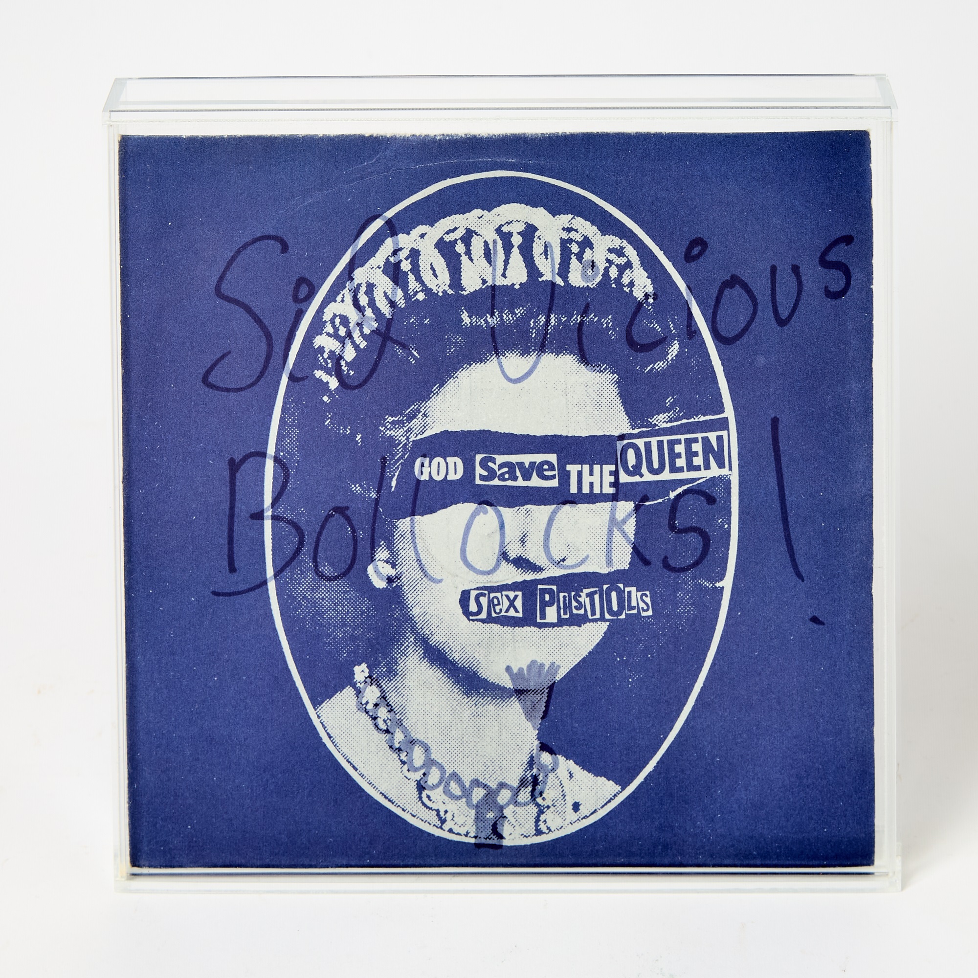 Lot 15 - God Save the Queen inscribed by Sid Vicious!