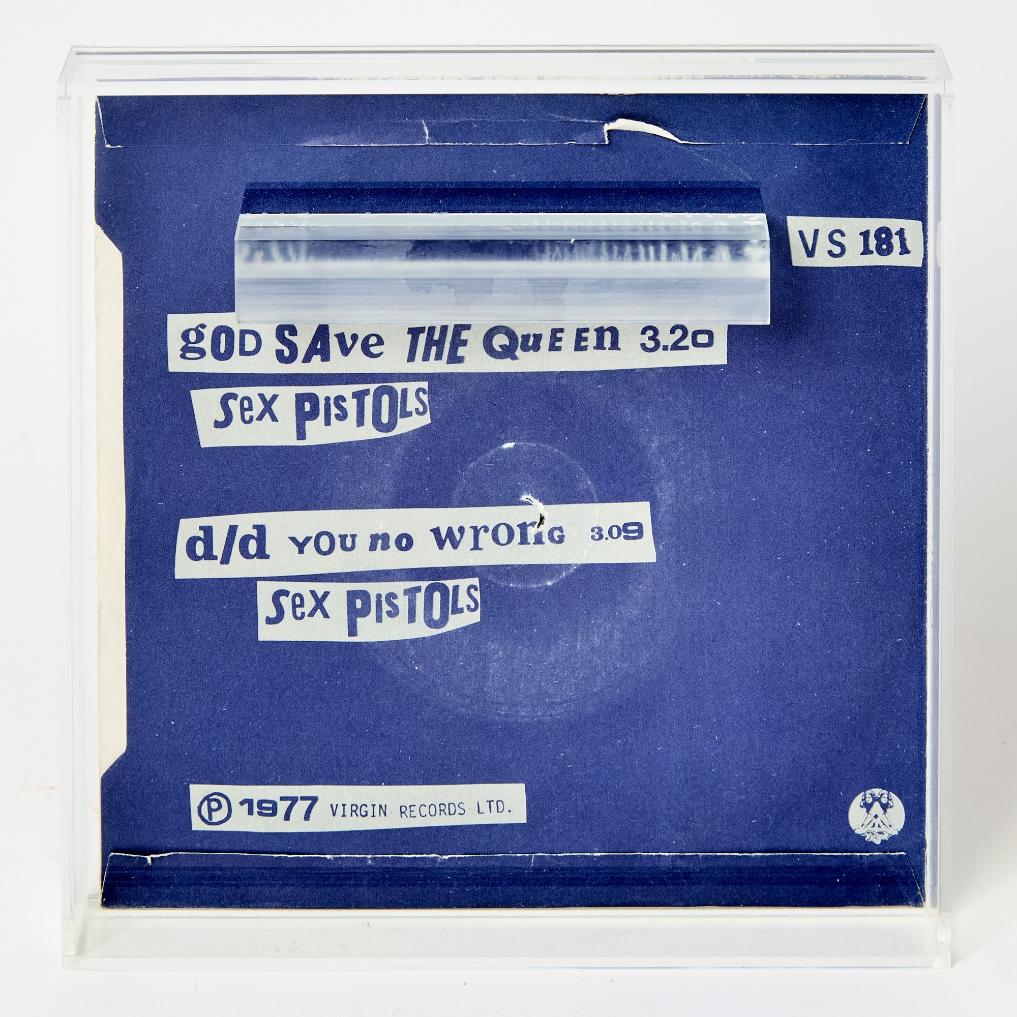 Lot 15 - God Save the Queen inscribed by Sid Vicious!