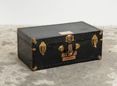 Lot 377 - Brass Mounted Trunk