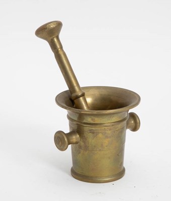 Lot 379 - Brass Mortar and Pestle