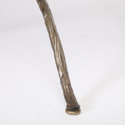 Lot 283 - Iron and Glass Occasional Table