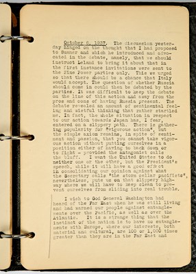 Lot 218 - The perceptions of a diplomat in the period immediately before the outbreak of WWII