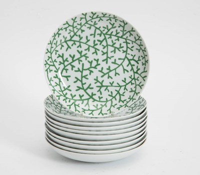 Lot 391 - Set of Ten Tiffany & Co. Porcelain Bowls