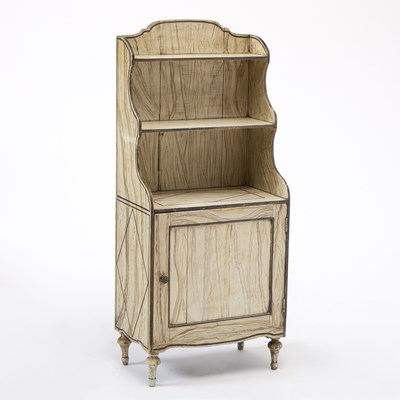 Lot 168 - Faux Grain Painted Diminutive Bookcase