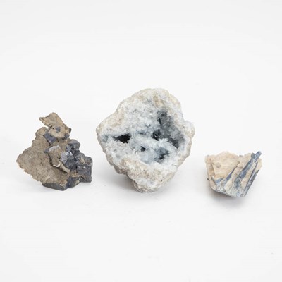 Lot 398 - Group of Three Hardstone Clusters
