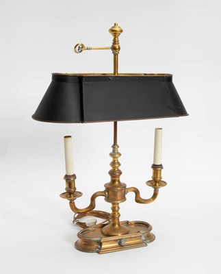 Lot 399 - Brass Bouillotte Lamp
