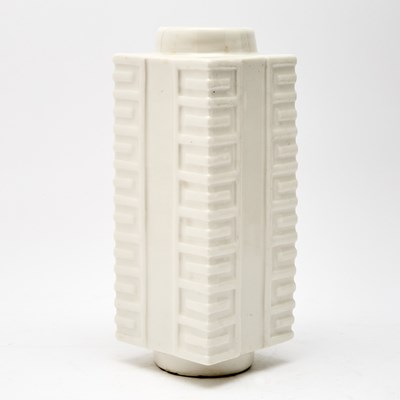 Lot 199 - A Chinese Dehua Porcelain Cong Vase