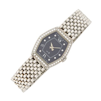 Lot 68 - Bedat & Co. Stainless Steel and Diamond 'No. 3' Wristwatch, Ref. 306