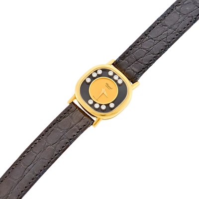 Lot 1007 - Chopard Gold and Diamond 'Happy Diamonds' Wristwatch, Ref. 5197