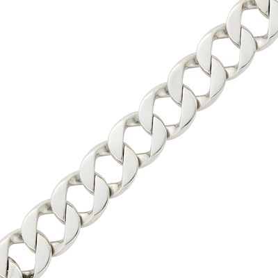 Lot 61 - Verdura Platinum Curb Link Bracelet