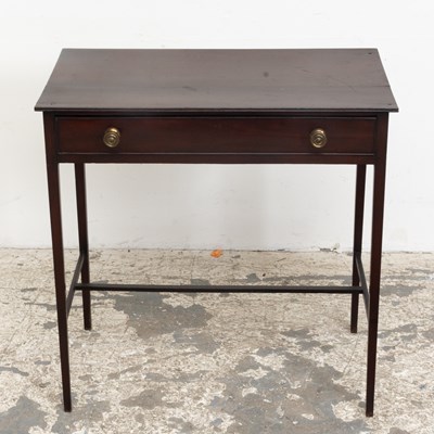 Lot 79 - Georgian Style Mahogany Single Drawer Table