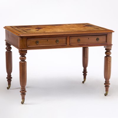 Lot 259 - William IV Leather Top Mahogany Writing Table