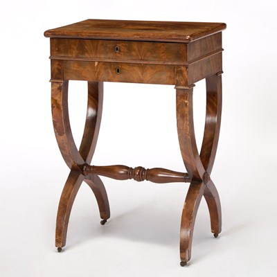 Lot 364 - Empire Mahogany Work Table
