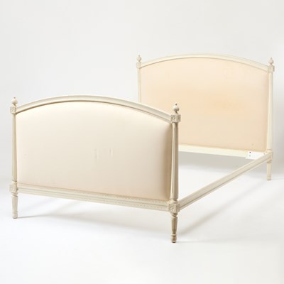 Lot 319 - Louis XVI Style Painted Wood Full Size Bed