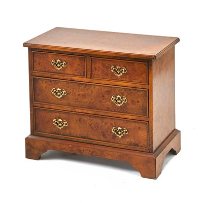 Lot 201 - George II Style Walnut Chest of Drawers