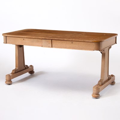 Lot 253 - Regency Oak Writing Table