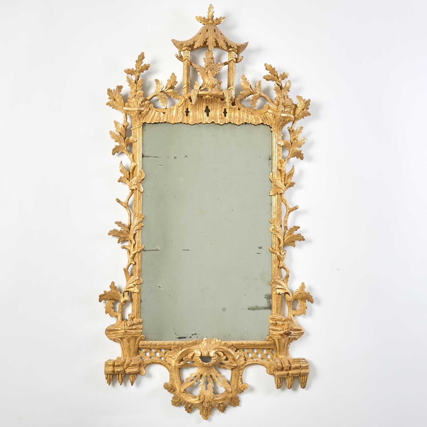 Lot 446 - George III Giltwood Mirror