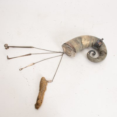 Lot 6 - Horned Snuff Mull