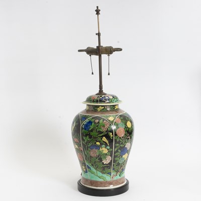 Lot 9 - Chinese Glazed Ceramic Ginger Jar