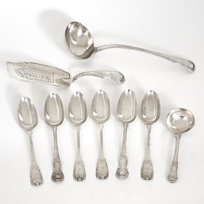 Lot 118 - Group of Georgian and Victorian Sterling Silver Flatware