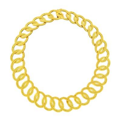 Lot 92 - Buccellati Gold Link Necklace