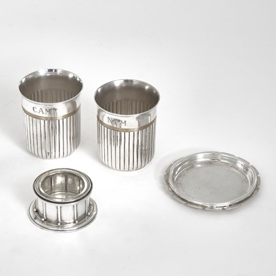 Lot 126 - Group of French Silver-Plated Table Articles