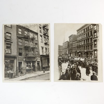 Lot 373 - Photographs relating to New York City housing and politics
