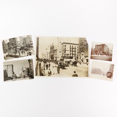 Lot 356 - Photographs of 19th century NYC street scenes