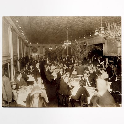 Lot 352 - A group of early photographs of New York City restaurants