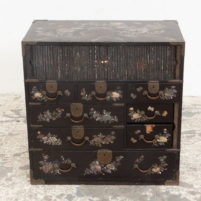 Lot 31 - Japanese Lacquered Storage Box