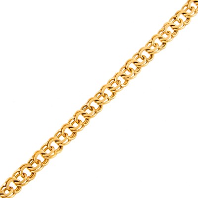 Lot 168 - Gold Link Bracelet