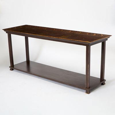 Lot 135 - Nancy Corzine Chinoiserie Decorated Zen Console